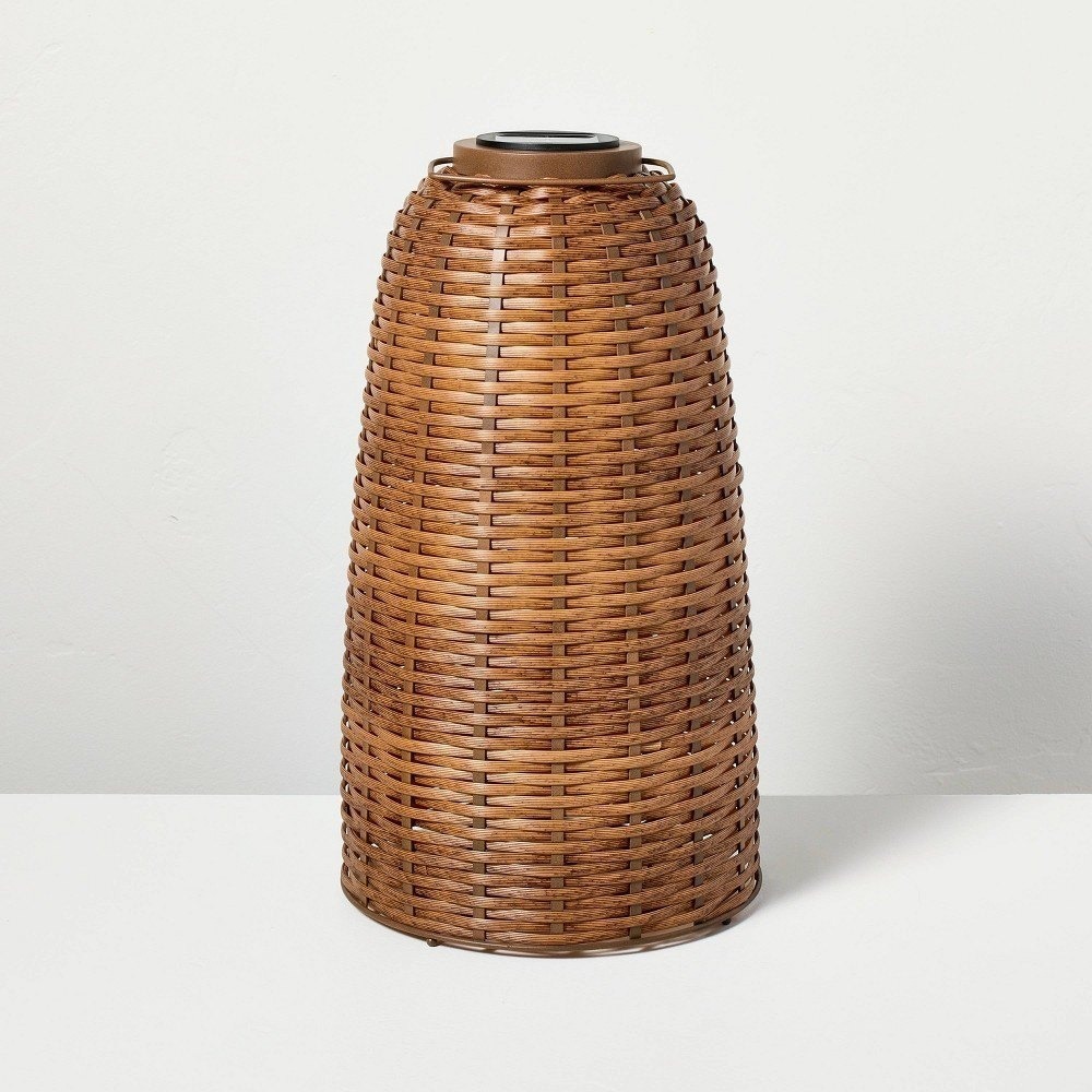 Woven Solar Lantern Tall - Hearth & Hand Magnolia, Target